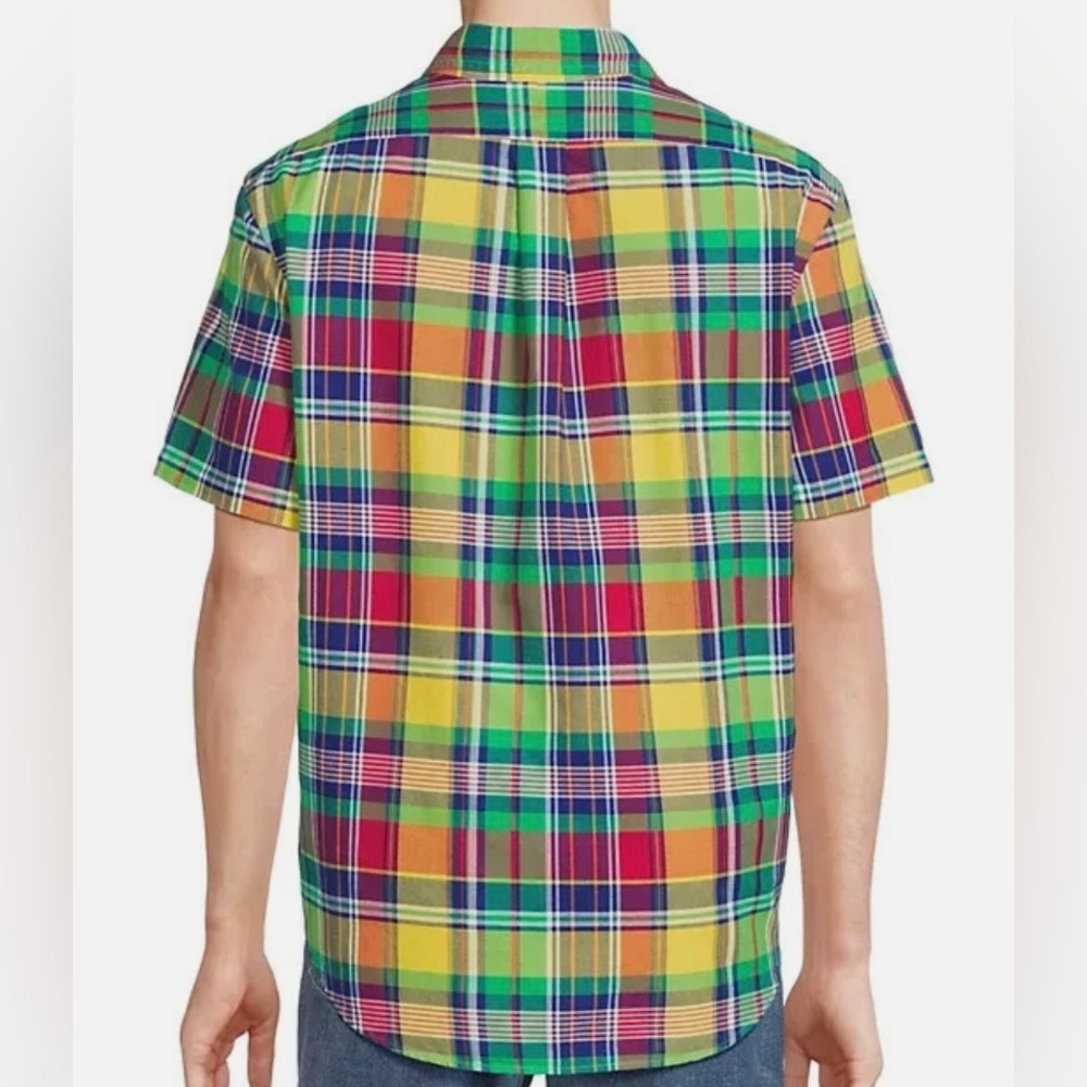 Polo Ralph Lauren Men's Plaid Cotton Oxford Shirt Size XL - Picture 3 of 7